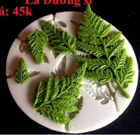 Khuôn Silicon 4d Lá Dương Sỉ đẹp