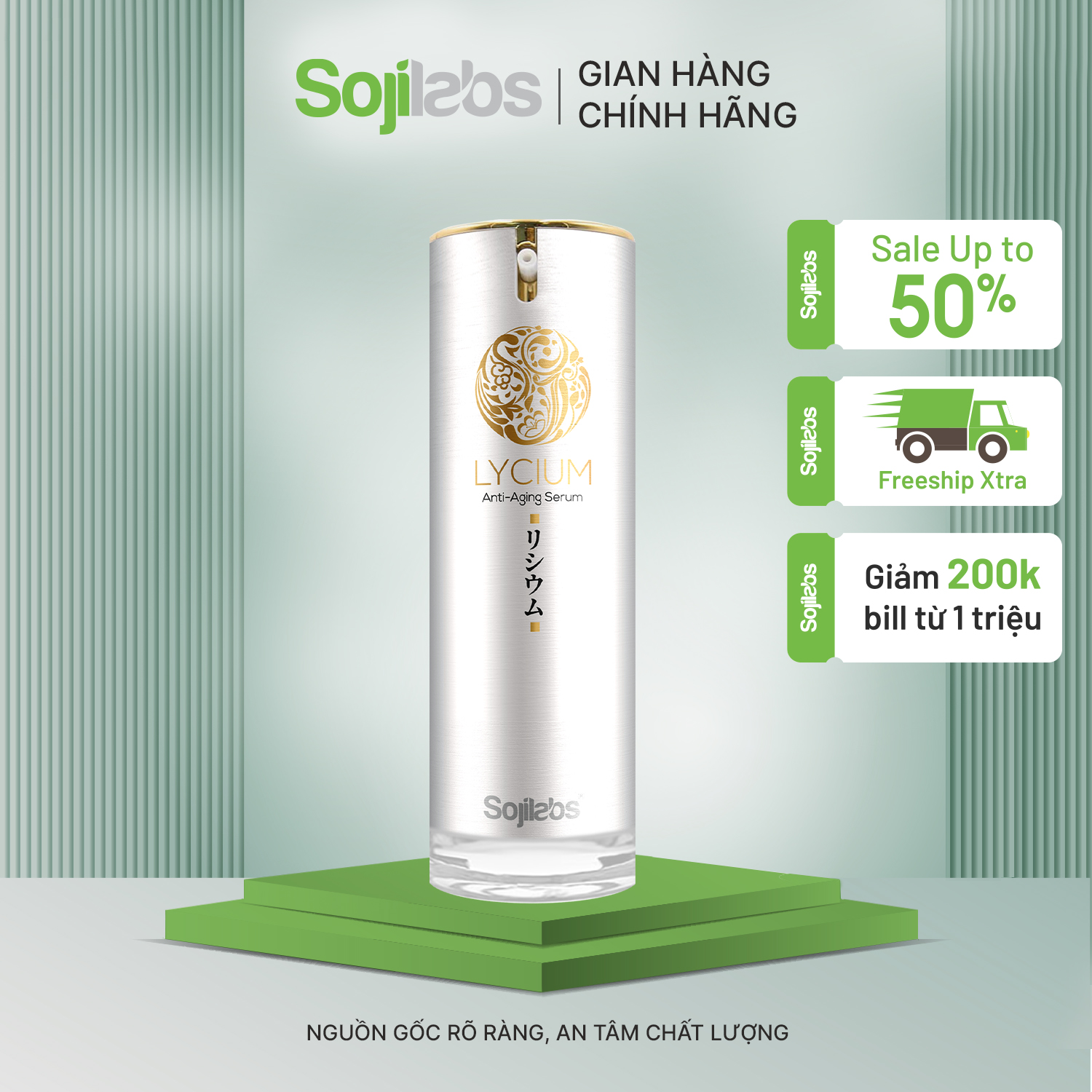 Tinh chất Chống Lão Hoá Da Lycium Anti-Aging serum ngăn ngừa lão hóa, thổi bay nếp nhăn, phục hồi và tái tạo làn da - Hộp 30ml
