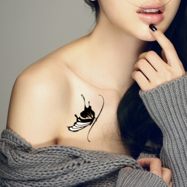 COMBO 6 TẤM HÌNH XĂM HOA BƯỚM YF-187- tặng bắp tay mini khi mua từ 2 combo