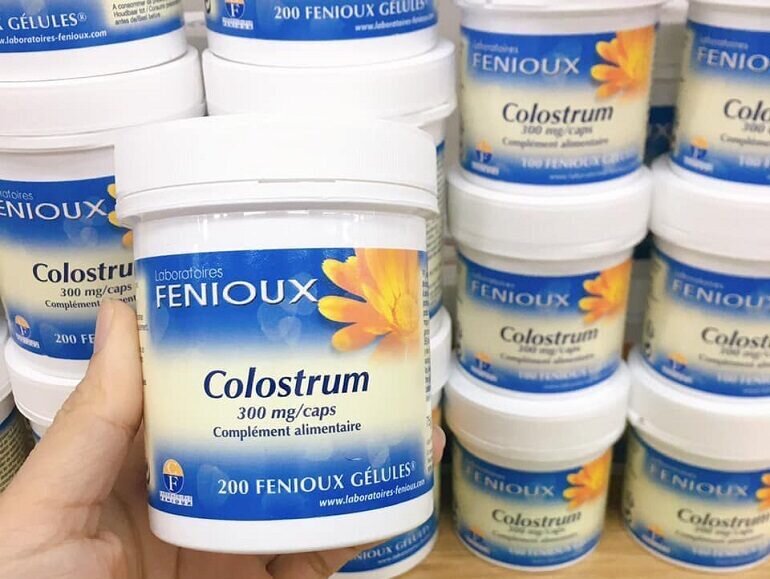 Sữa Non Pháp Fenioux Colostrum - cho bé từ sơ sinh, 200 viên