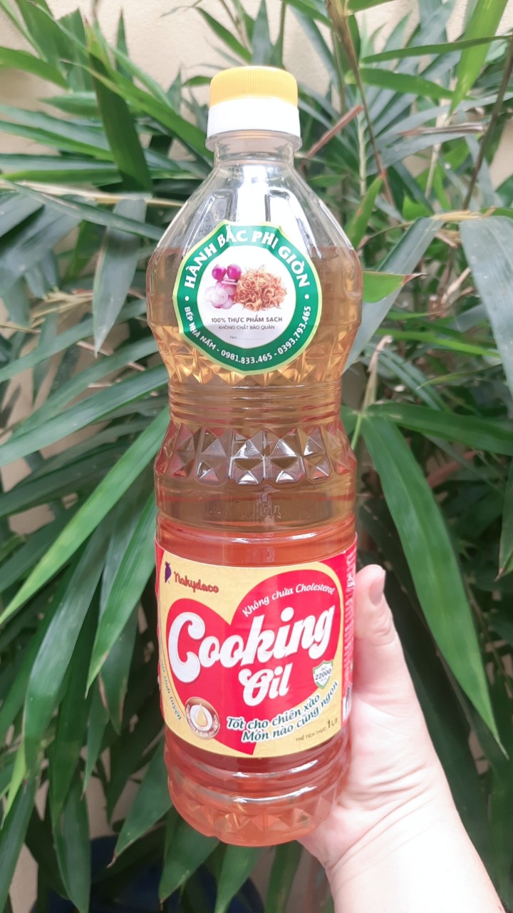 DẦU Hành Phi - Dầu phi hành nước đầu tiên - thơm - ngon - Chai 1 Lít