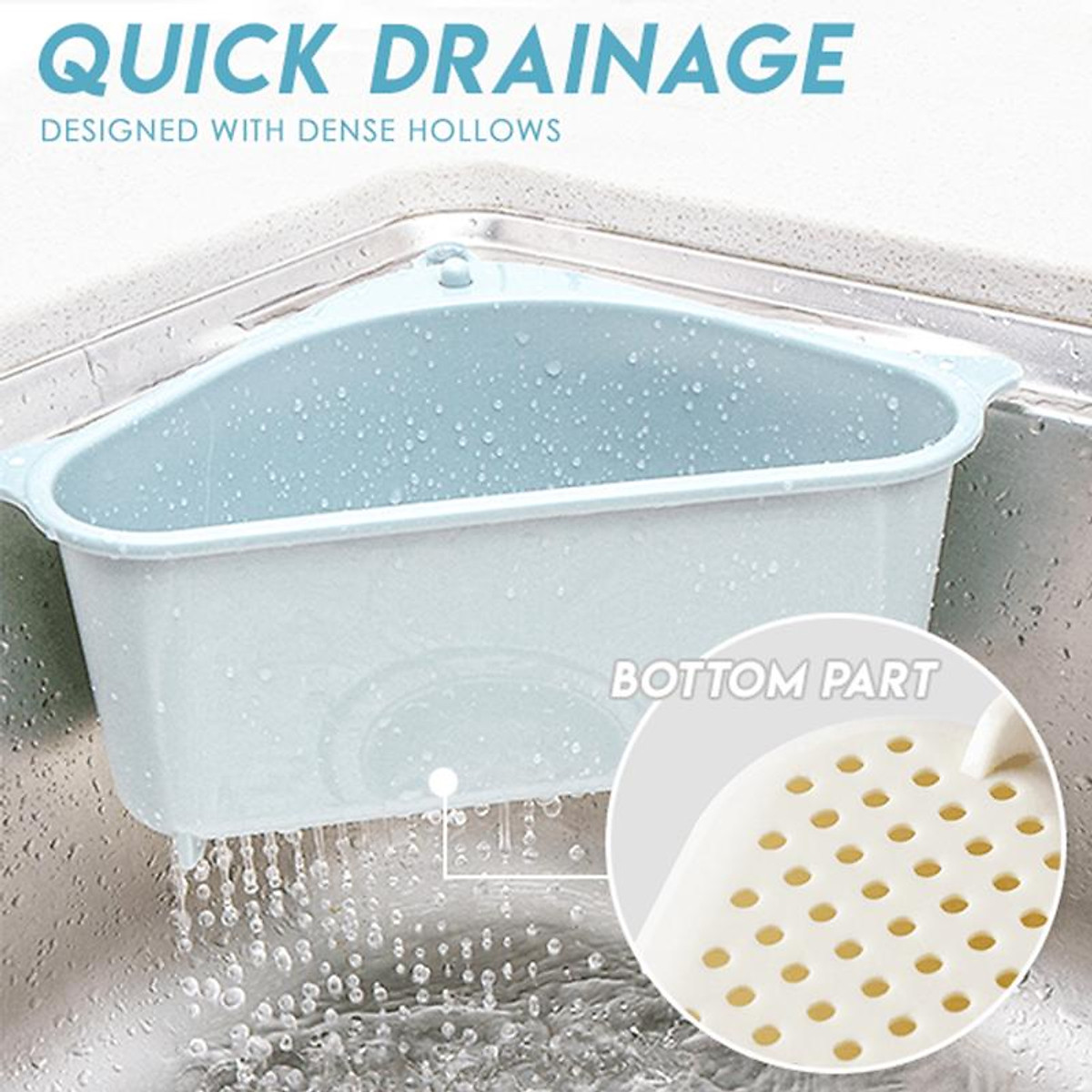 [FREE SHIP] Giỏ nhựa lọc rác gắn chậu đa năng