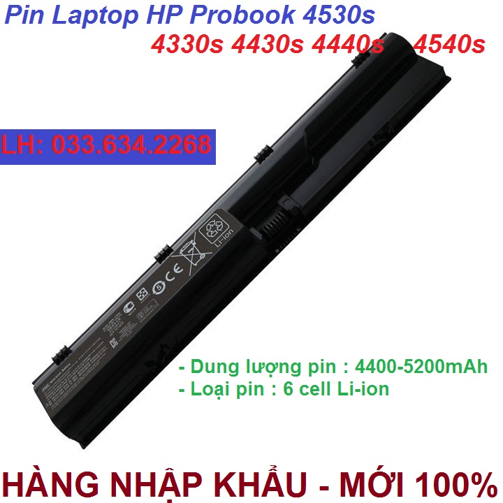 Pin laptop hp probook 4530s 4330s 4430s 4440s 4540s - pin 4530s