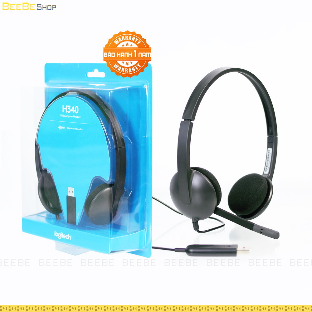 Logitech h340 - tai nghe cổng usb cho pc, laptop, macbook, tai nghe có micro