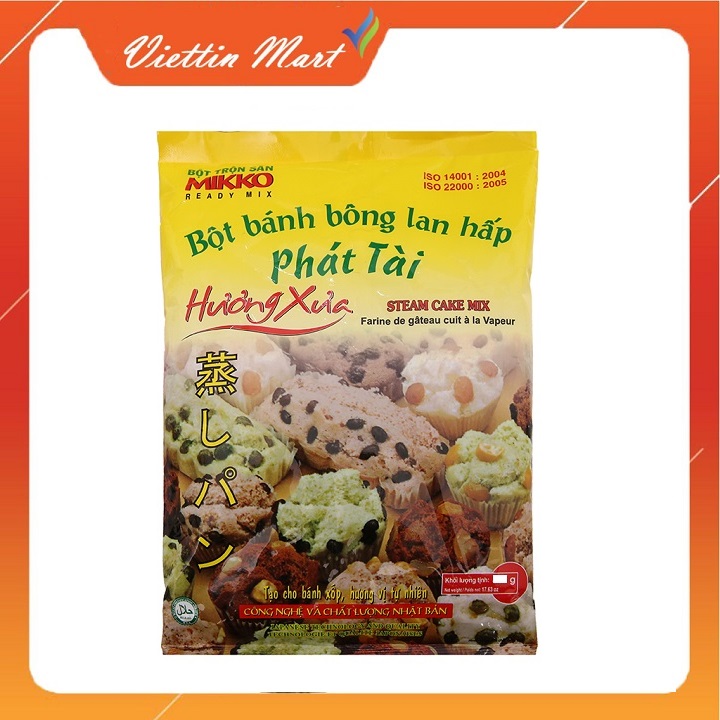 1kg Bột bánh bông lan hấp Phát Tài hiệu MIKKO- Viettinmart