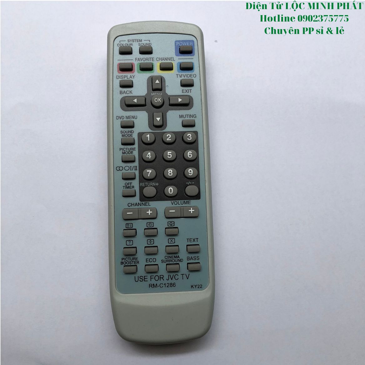 Điều khiển remote JVC dùng cho tivi đời cũ
