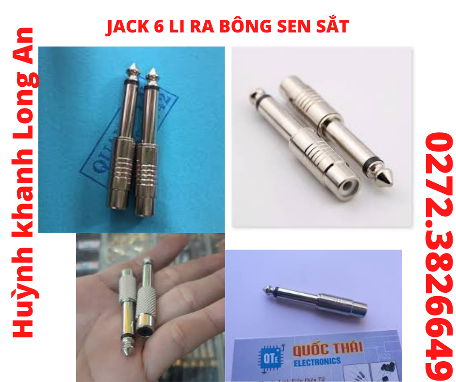 JACK 6LI RA BÔNG SEN SẮT LOẠI TỐT