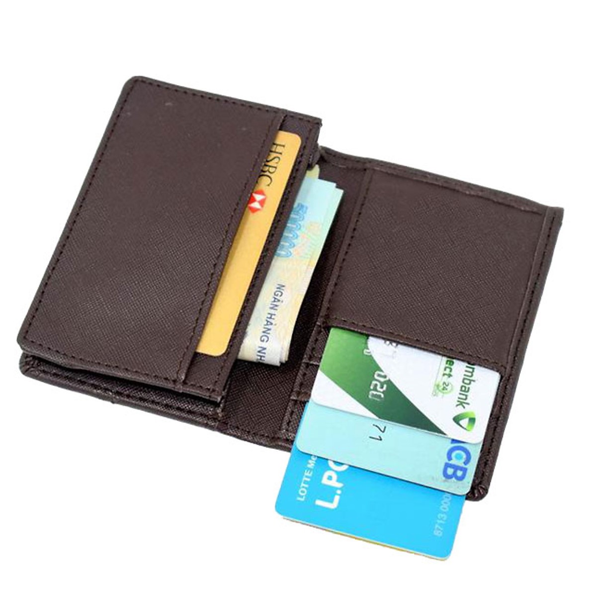 Ví Bóp Nam Nhỏ Gọn Nhiều Ngăn Để Thẻ CMND Galaxy Store GVMB01