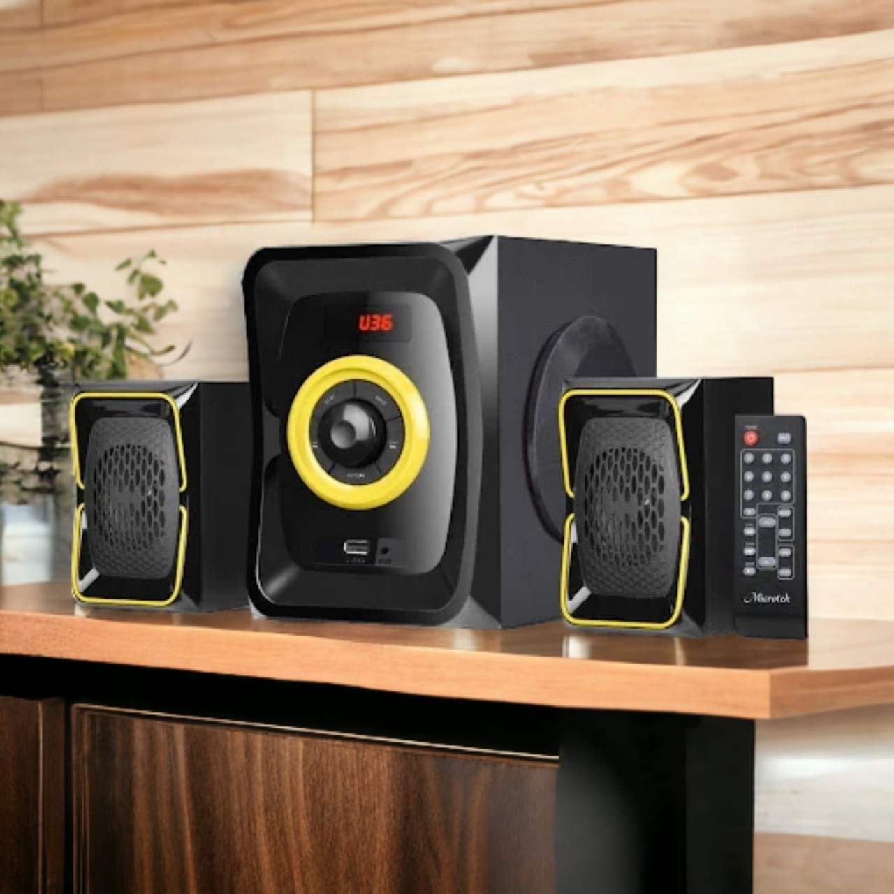 Loa bluetooth microtek 2.1 m-168bt - 40w hàng chính hãng