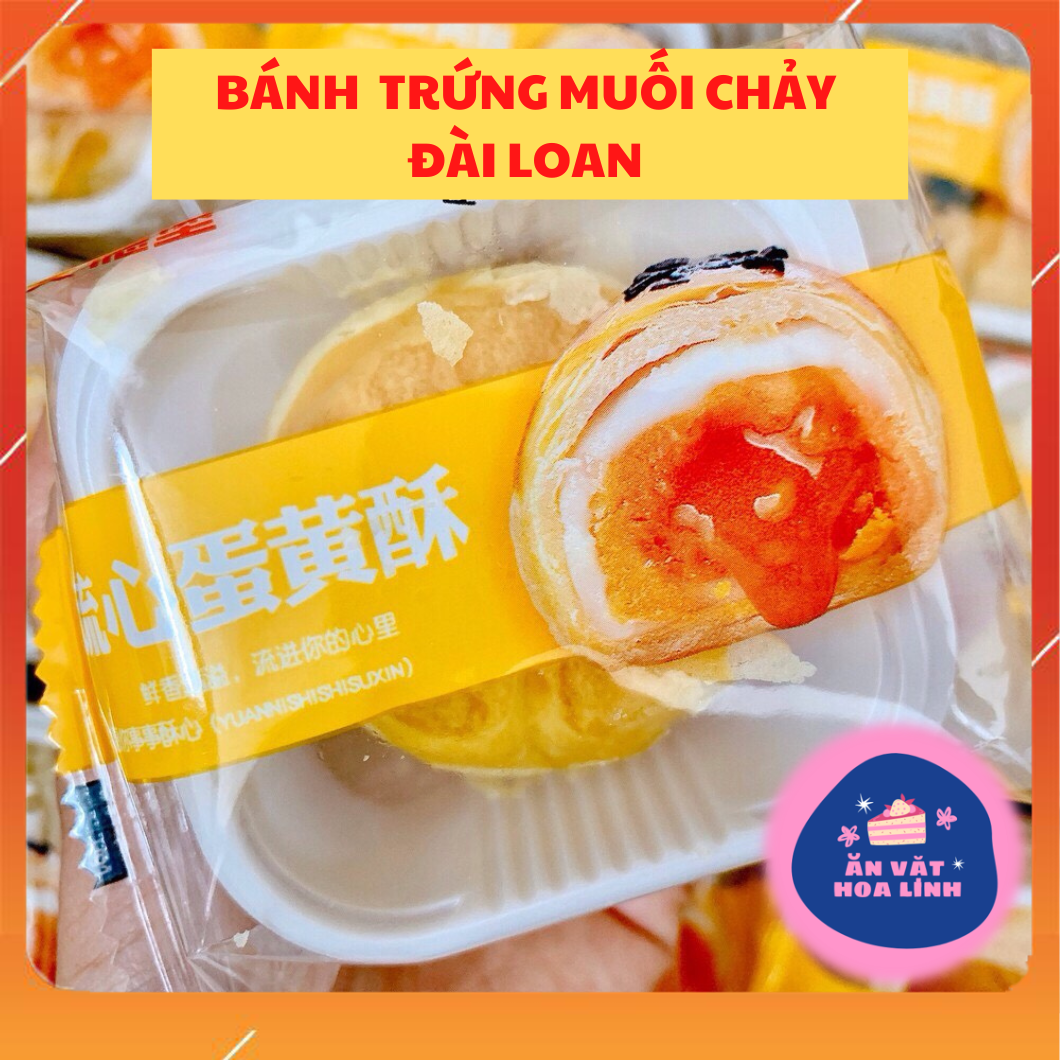 Bánh Trứng Chảy Ngàn Lớp Đài Loan bánh lava nhân trứng muối tan chảy