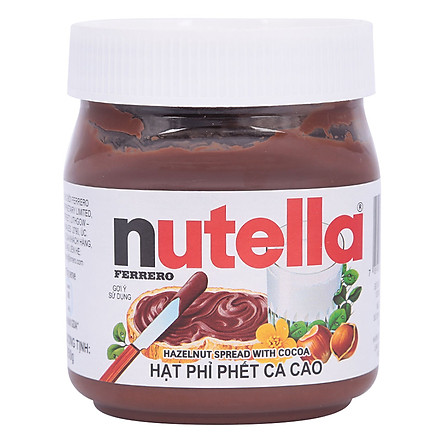 Bơ hạt phỉ phết cacao nutella 350gr