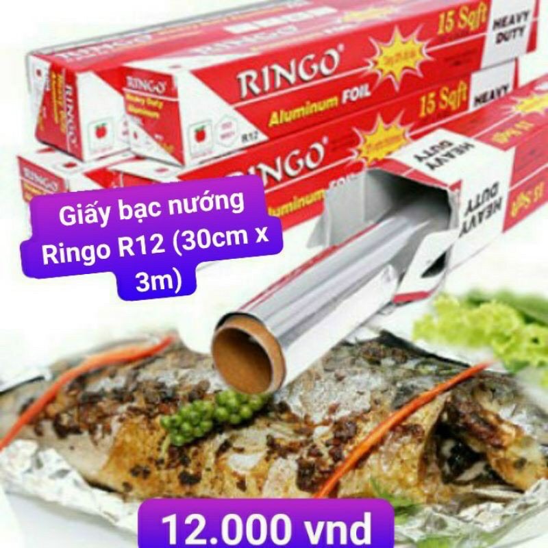 Giấy bạc nướng ringo r12 nướng gà nướng bánh