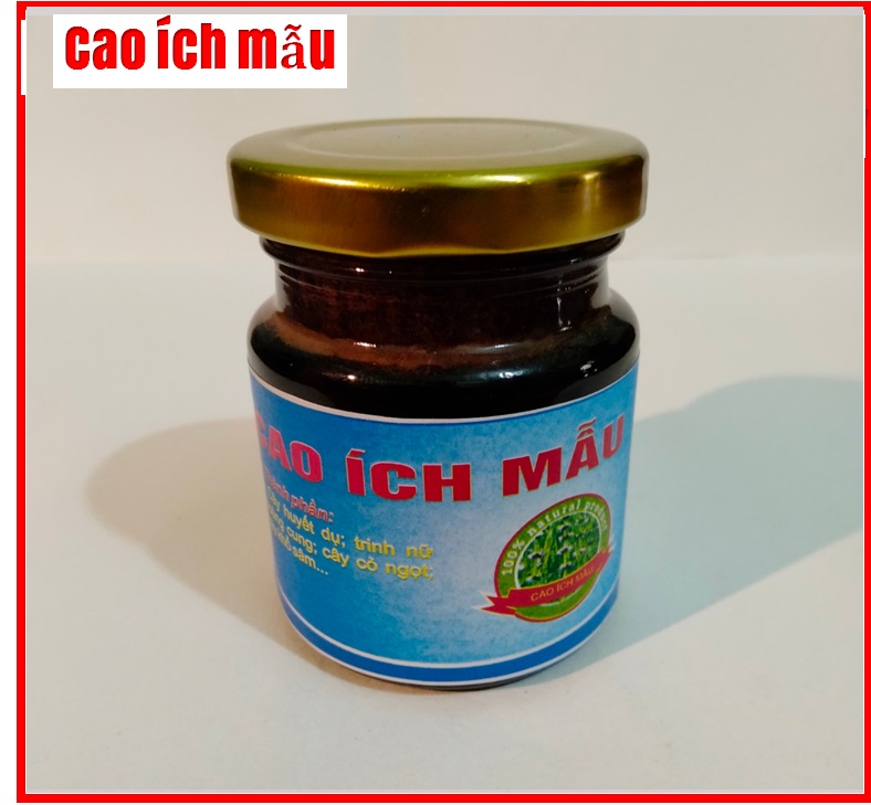 Cao ích mẫu nguyên chất cô đặc giúp điều hòa kinh nguyệt,giảm đau bụng kinh, ổn định huyết áp, hạ mỡ máu - hiếu thủy phamacy