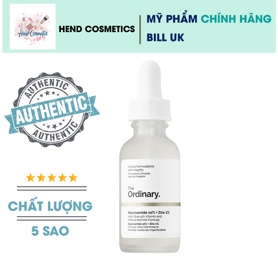 Tinh chất the ordinary niacinamide 10% + zinc 1%