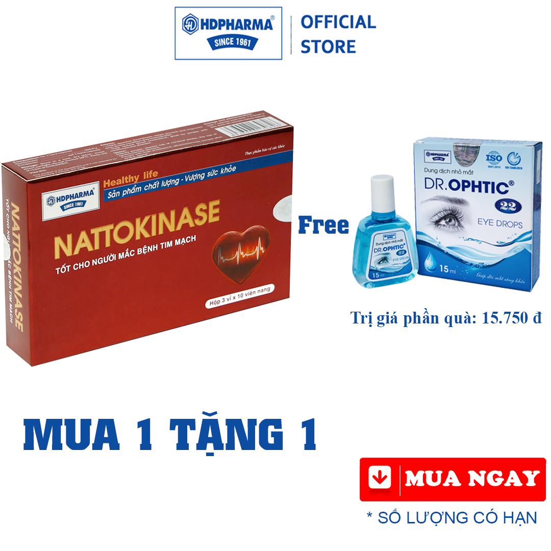 Viên Uống Nattokinase - Giảm Cholesterol Máu, Ngăn Ngừa Tai Biến, Tốt Cho Người Bệnh Tim Mạch