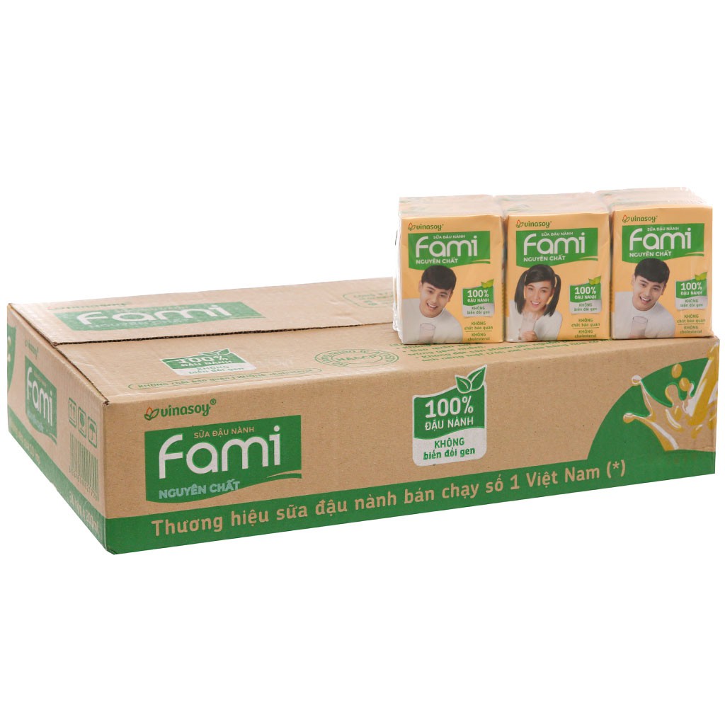 Sữa đậu nành Fami hộp 36 hộp 200ml
