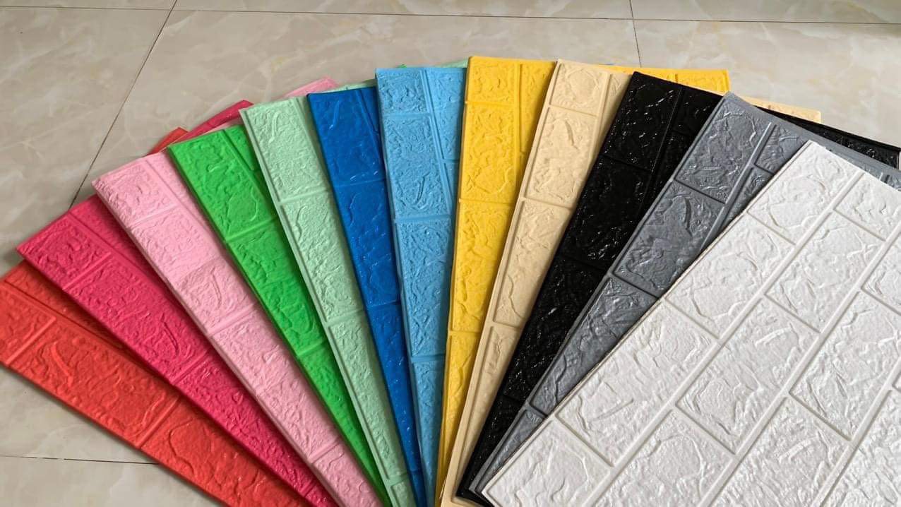 Combo 20 tấm loại 1 dày 5mm xốp dán tường giả gạch 3D giá rẻ khổ lớn kich thước 70x40cm , miếng xốp dán tường ,mút xốp, tấm xốp chất lượng, giấy dán tường giá sỉ , dán tường đẹp rẻ trang trí nhà cửa chống ẩm mốc rẻ đẹp uy tín