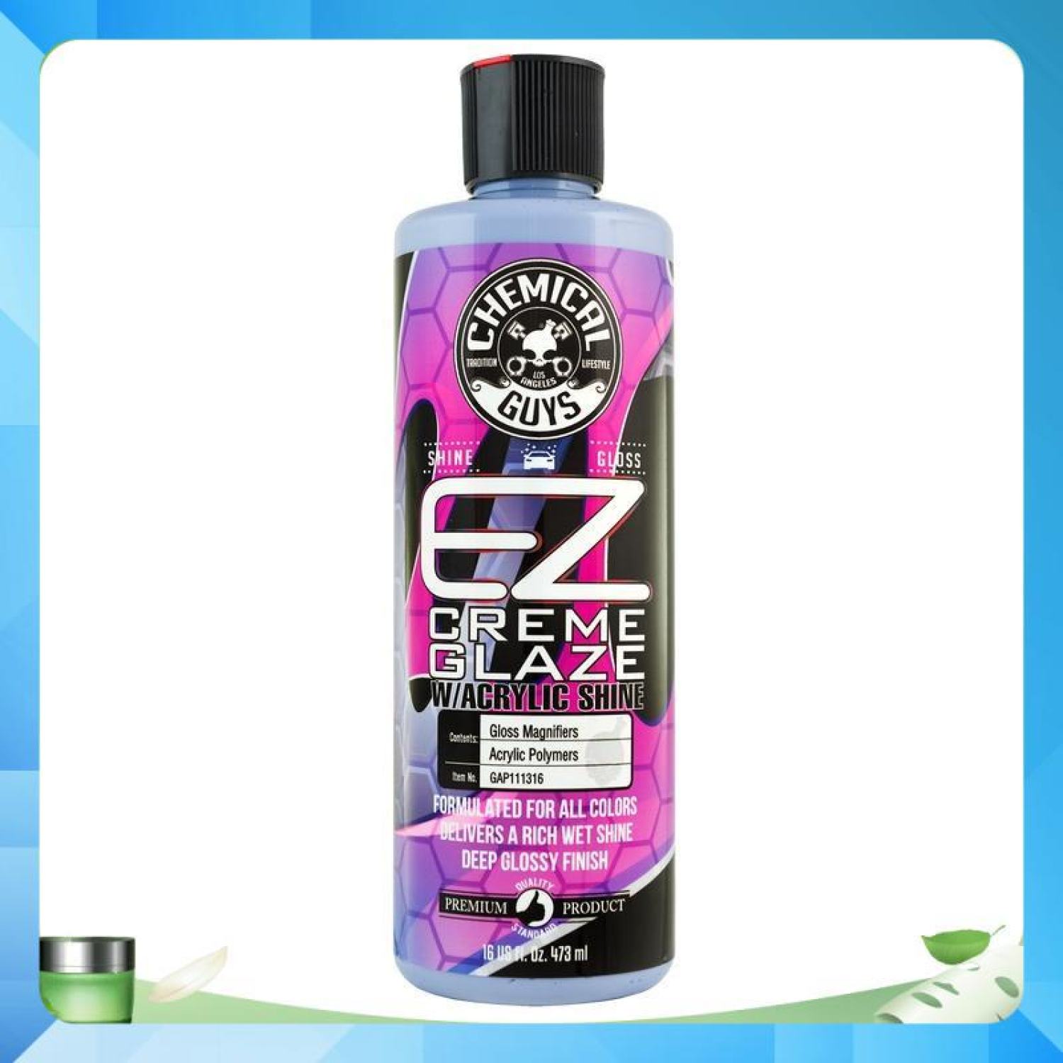 Kem CHE XƯỚC DĂM thương hiệu Chemical Guys EZ Cream Glaze - 473ml