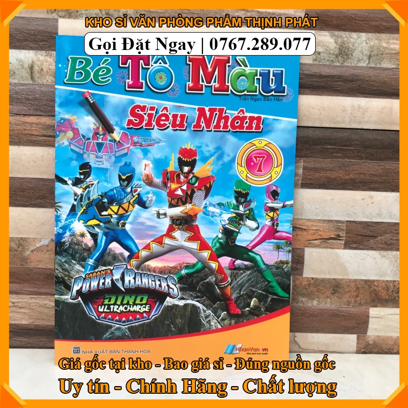 tập tô  màu siêu nhân