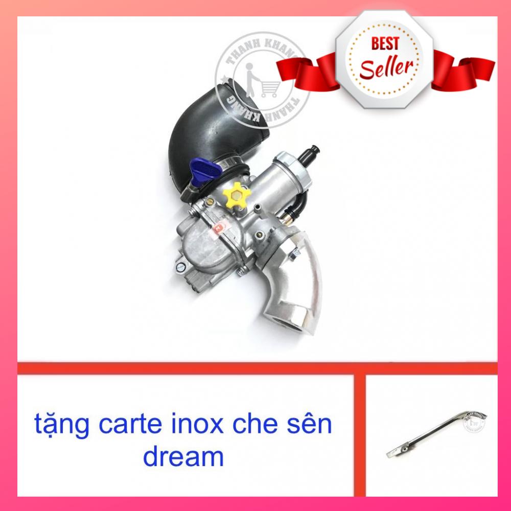 Bình xăng con bông mai vàng full phụ kiện chỉ dành cho DREAM (lưu ý không dùng cho các loại xe fi) thanh khang tặng carte inox che sên Dream  006000937  006001037
