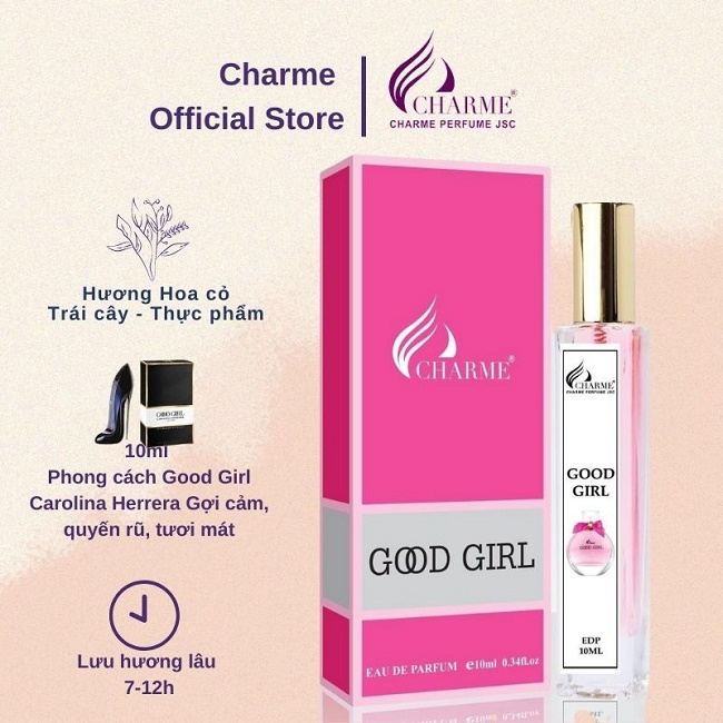Nước hoa mini good girl - nữ tính, gợi cảm đấy cuốn hút - dạng xịt