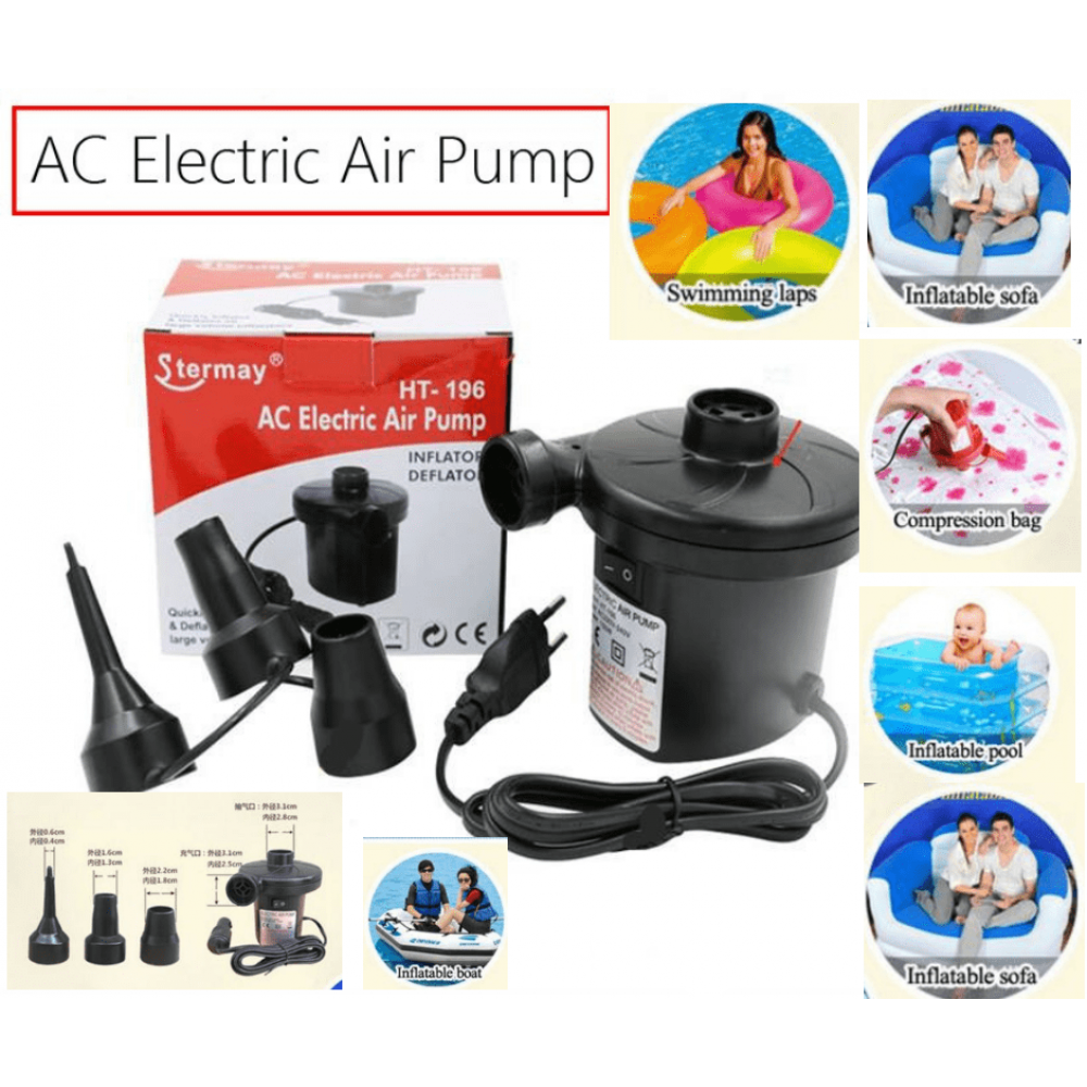 [HCM]Máy bơm hơi Electric Air Pump sử dụng bơm đệm hơi phao hơi...