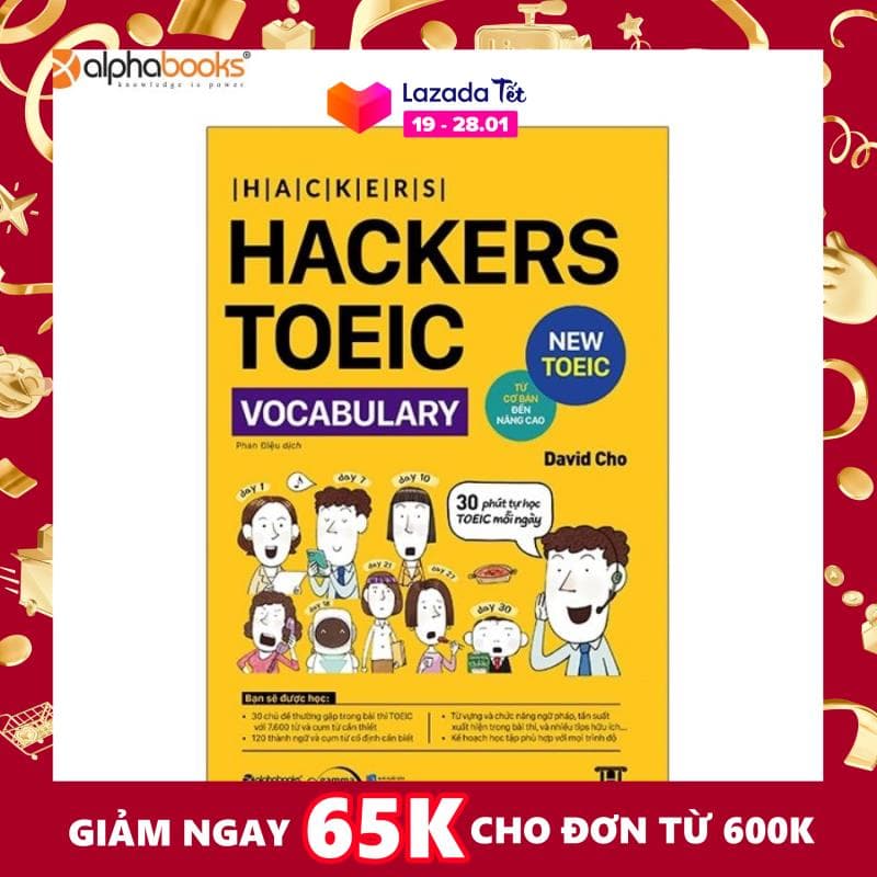 Sách Mới Alphabooks - Hackers Toeic Vocabulary