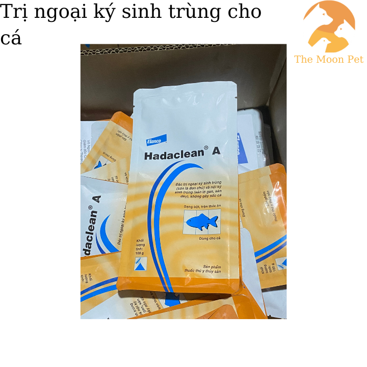 Handaclean a cho cá Diệt nội ngoại ký sinh trùng 100 gr