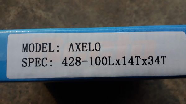 Nhông sên dĩa axelo 125