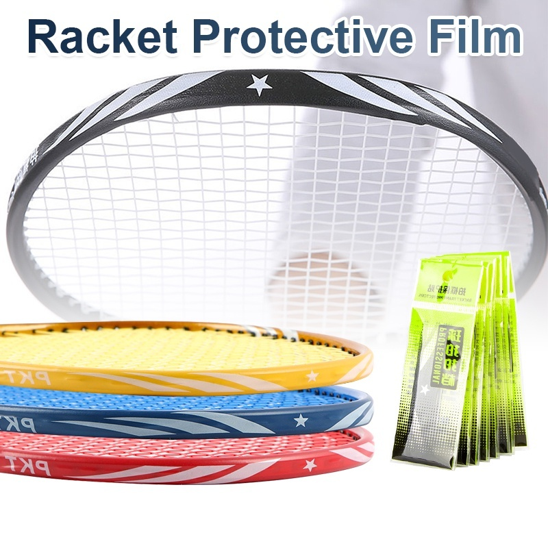 Miếng dán bảo vệ đầu vợt cầu lông vợt tennis, miếng dán đầu vợt viền vợt tăng độ nặng đầu