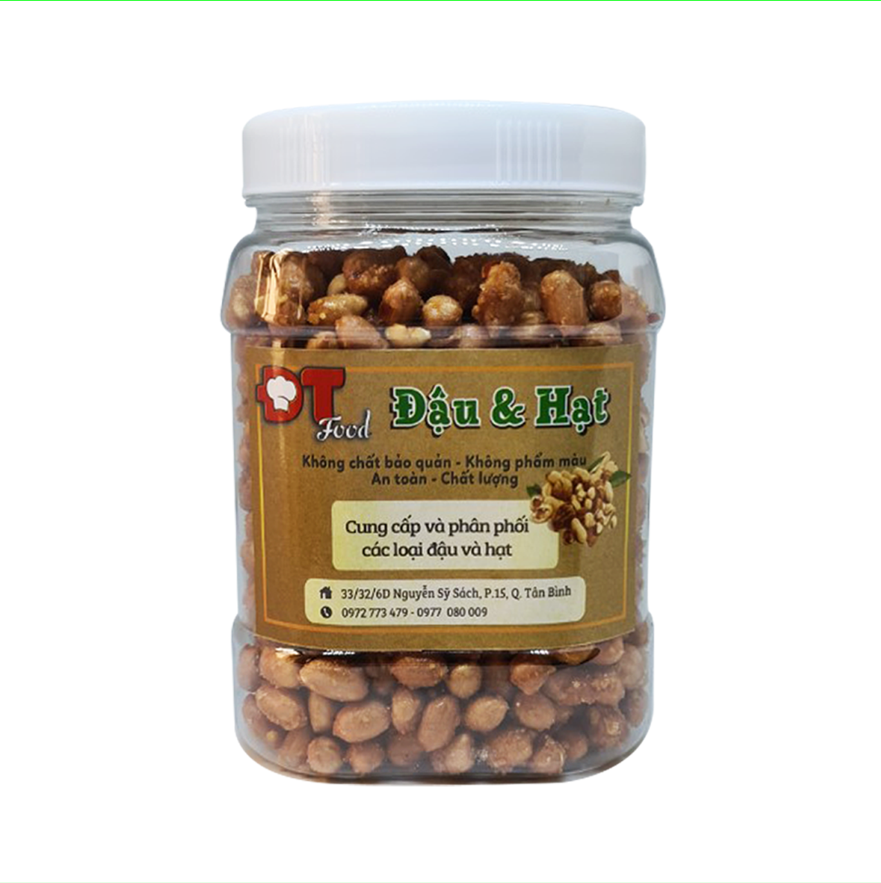 Đậu phộng rang tỏi ớt DTFood 500g - Thơm ngon bổ dưỡng