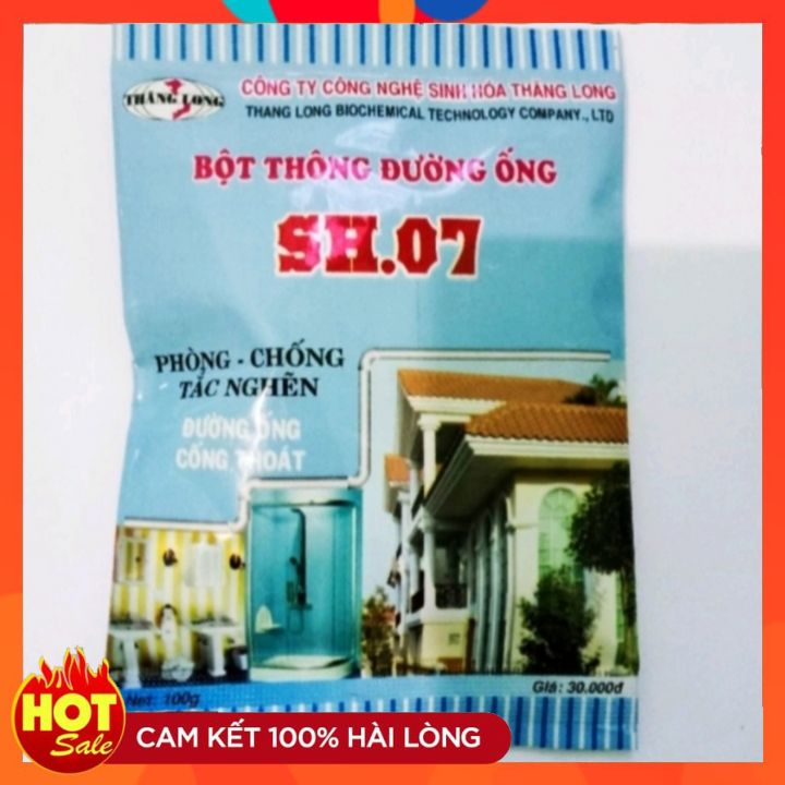 Bột thông cống  đường ống SH.07 hiệu quả tốt