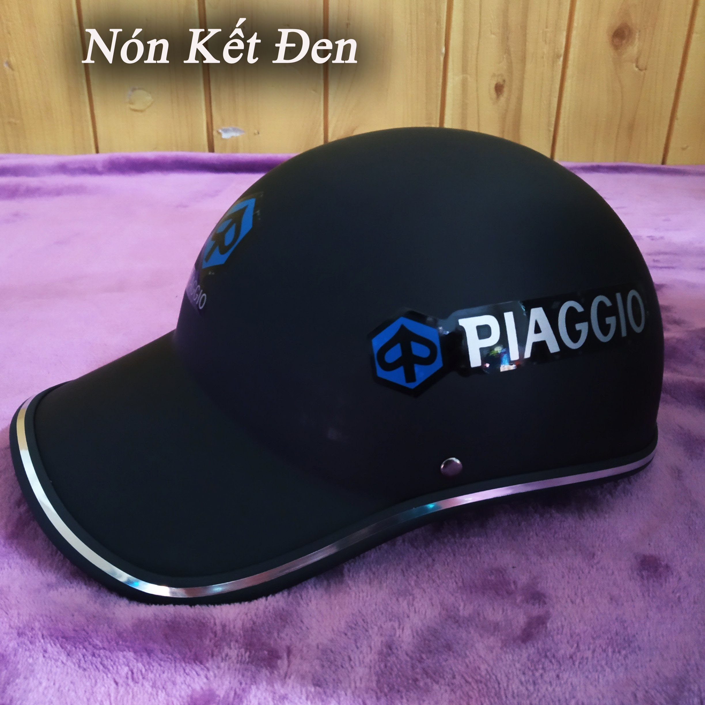 Nón Bảo Hiểm Dạng Lưỡi Trai Thời Trang - Mũ Bảo Hiểm Dạng Kết Viền Mũ Sành Điệu (Piag)