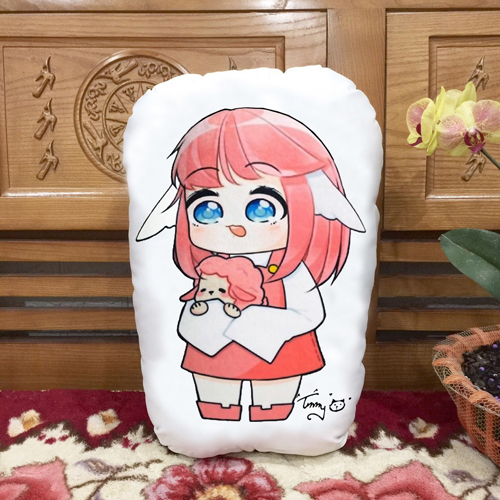 gối ôm timmy V2 hero team tặng 1 bộ nhãn vở hero team