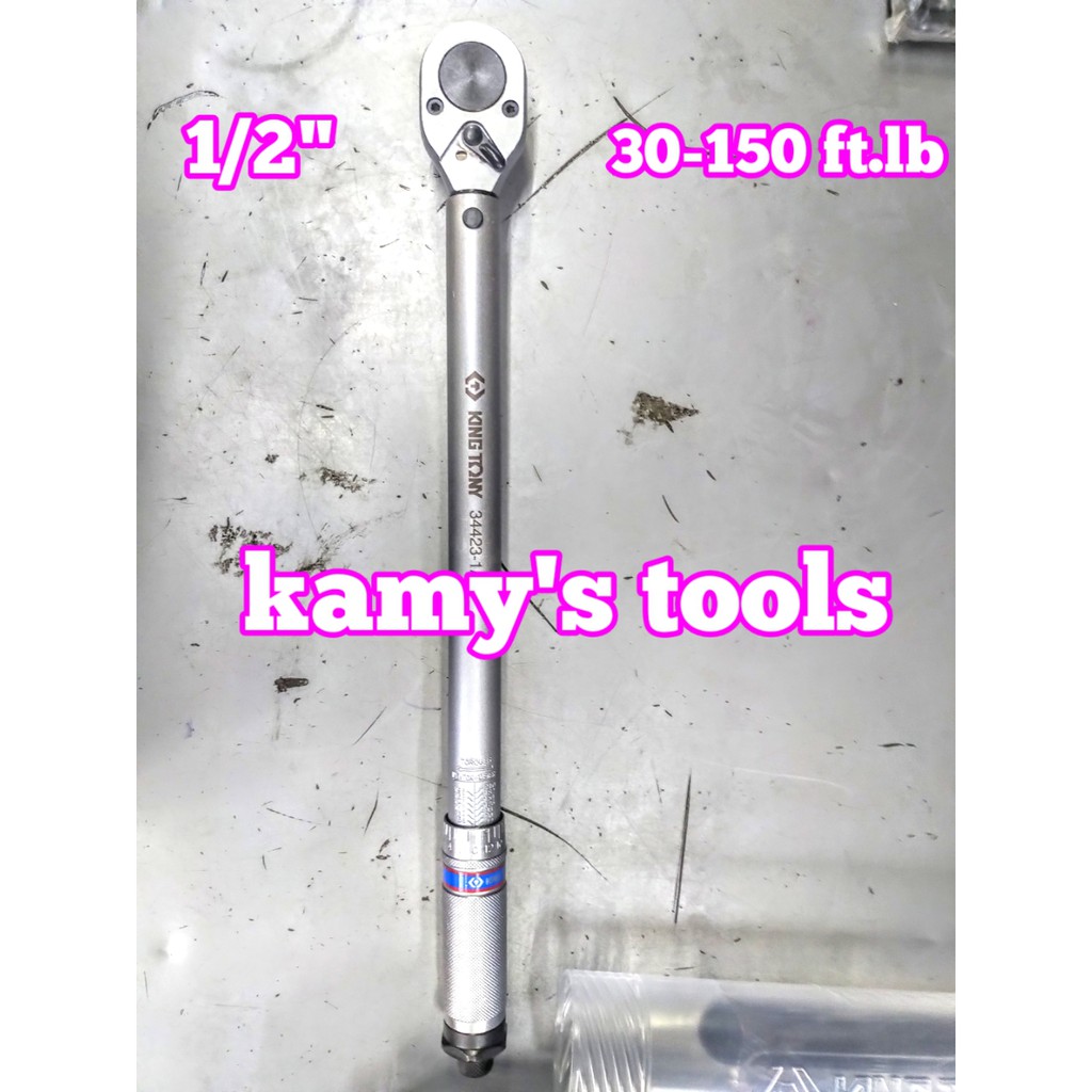 Cần siết lực Kingtony 1/2 inch 34423-1B 30-150 ft.lb