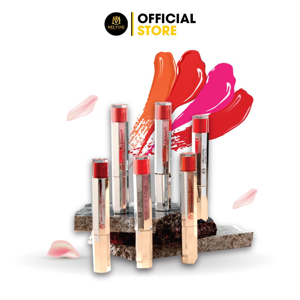 [MUA 1 TẶNG 1] Son Kem Lì Siêu Mịn HAPI LIPSTICK 5G - Với 6 Bảng Màu Thời Thượng Gíup Đôi Môi Xinh Quyến Rũ - Mỹ Phẩm Cao Cấp MELYONE