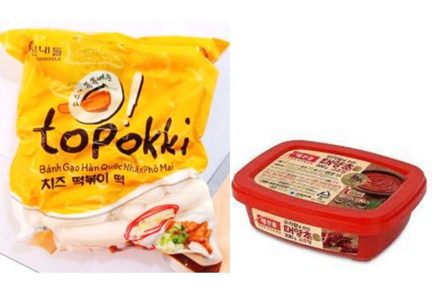 COMBO 500g TOKBOKKI NHÂN PHÔ MAI KÈM HỘP TƯƠNG GOCHUJANG 200G_minhnhatfood