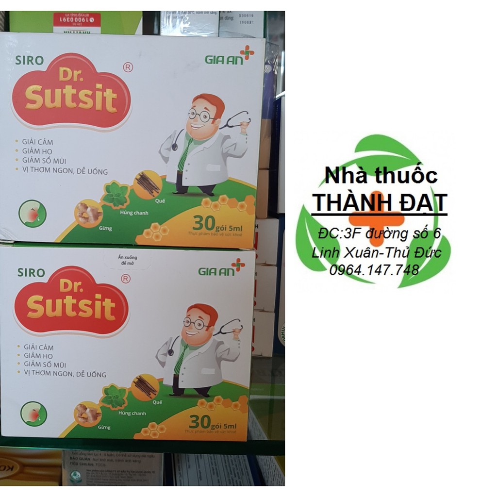 dr.sutsit siro ho 1 hộp 30 gói hỗ trợ hô hấp
