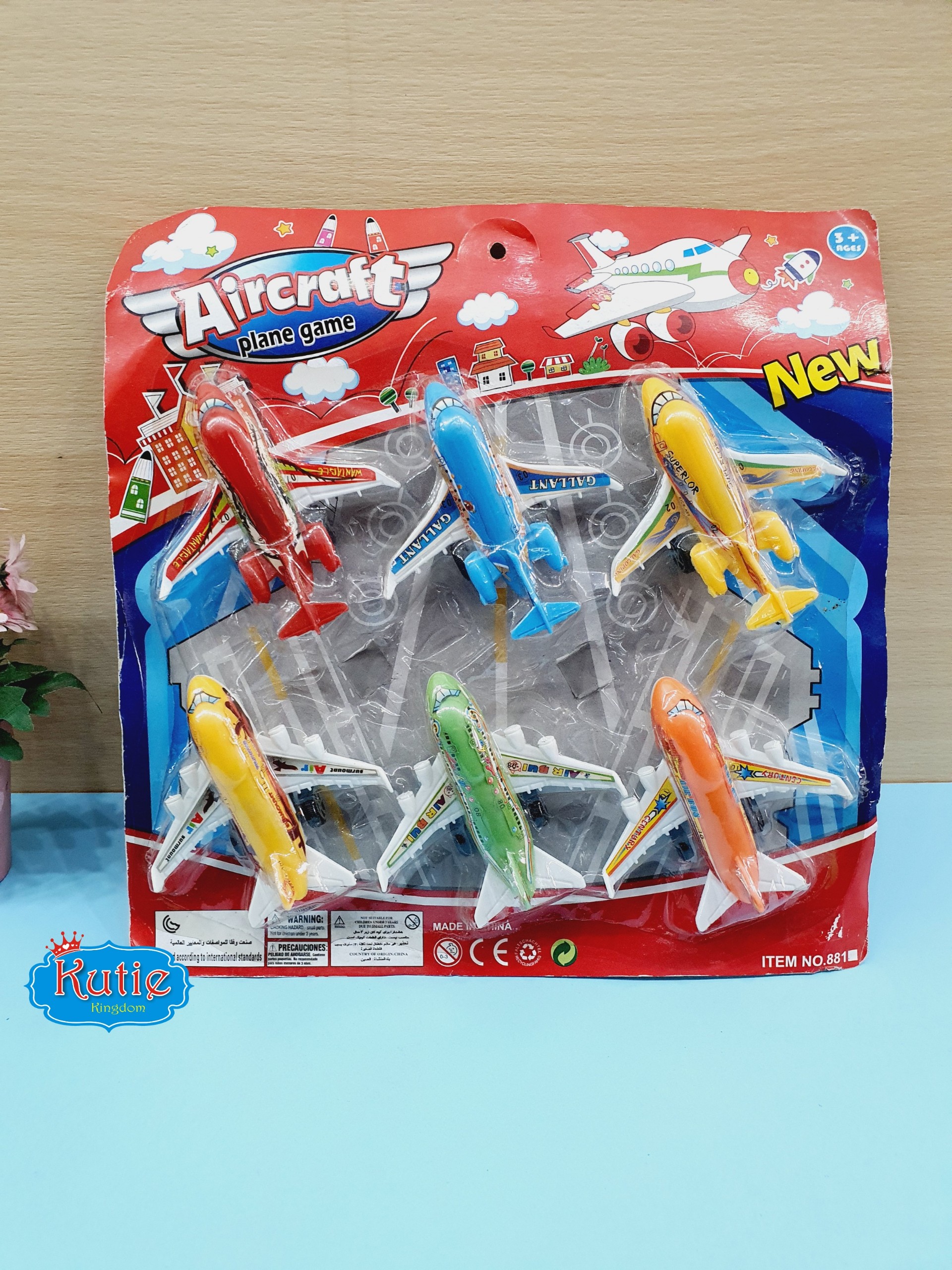 Vỉ 6 máy bay đồ chơi