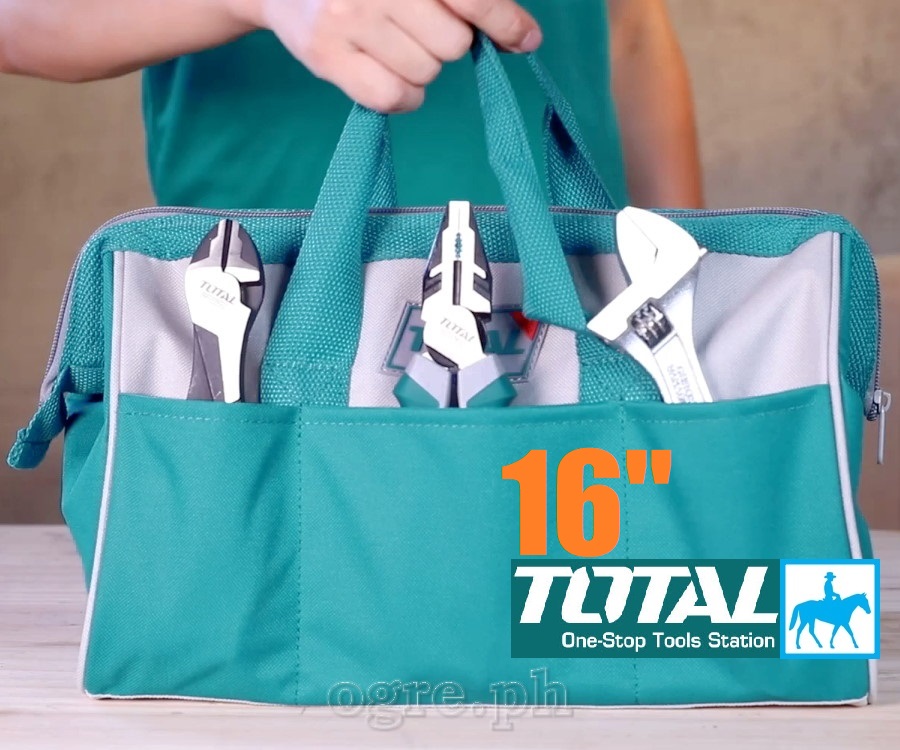 Túi đồ nghề túi dụng cụ 16inch 40cm tools bag total chính hãng tht26161