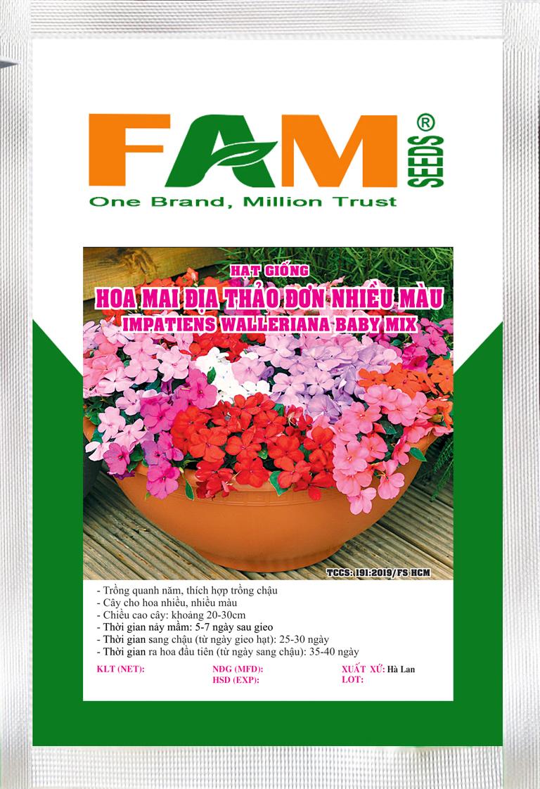 [HCM]Hạt Giống Hoa Mai Địa Thảo Đơn Nhiều Màu - Gói 20 hạt