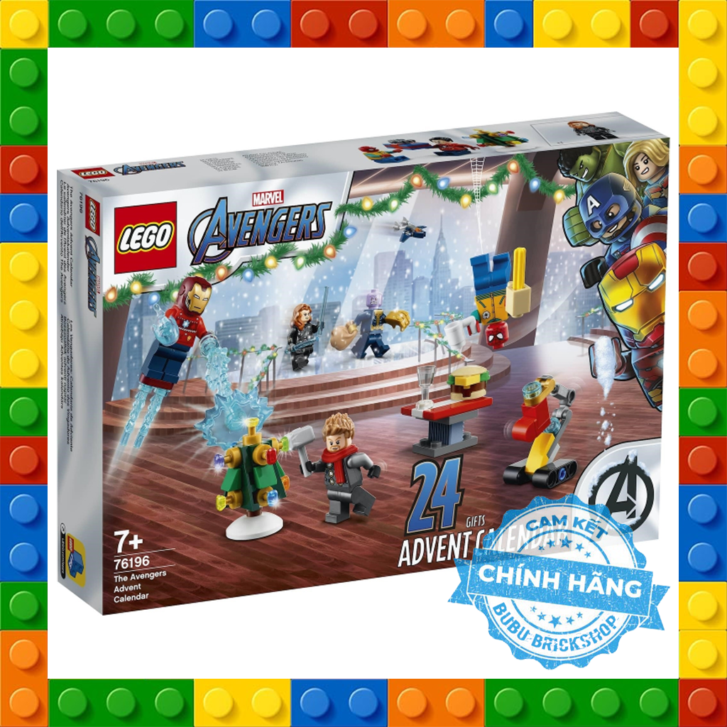 Lego super heroes 76196 - bộ xếp hình lego super heroes advent calendar 2021