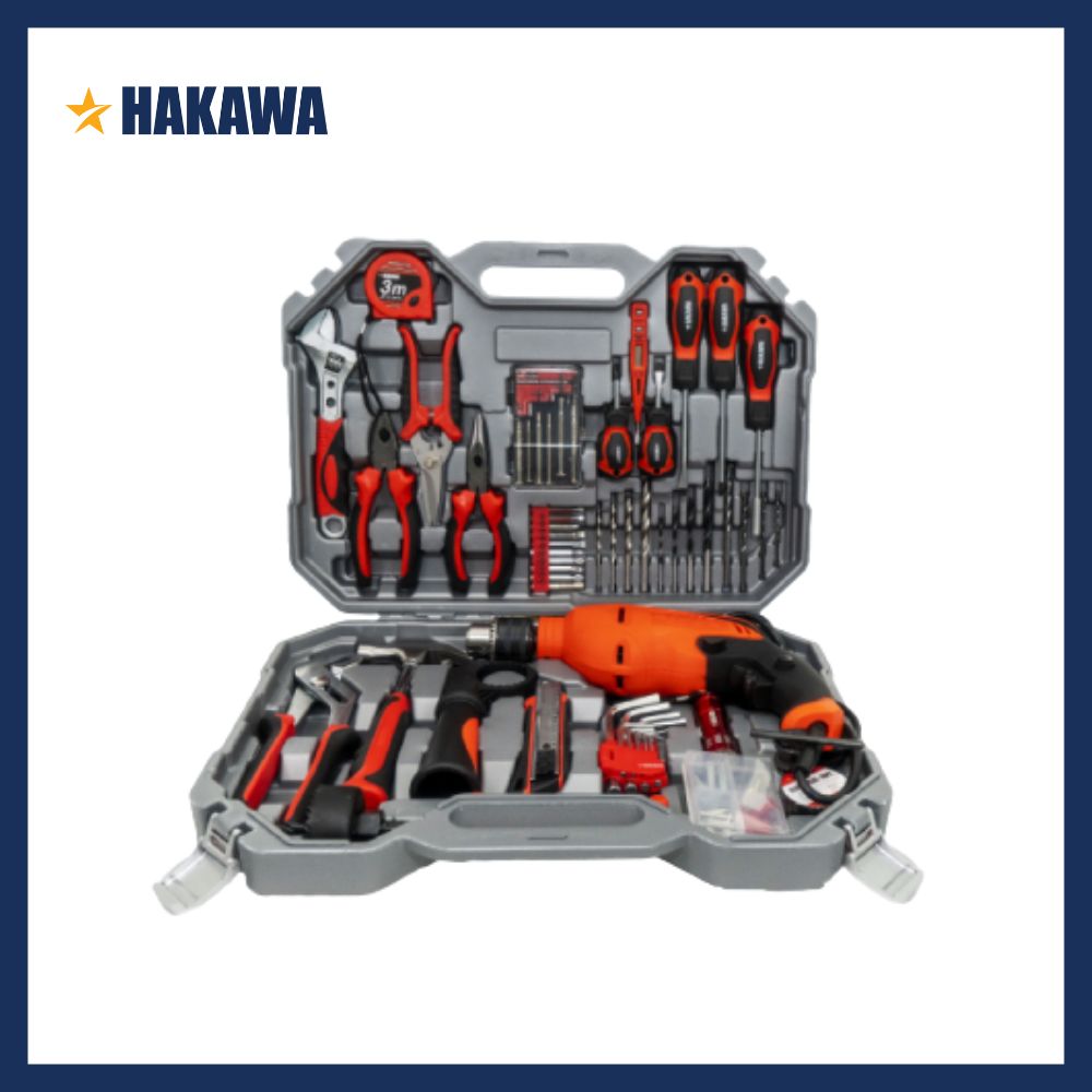 Bộ dụng cụ máy khoan hakawa hk-850 gồm 88 chi tiết sửa chữa đa năng - hàng chính hãng - bảo hành 2 năm