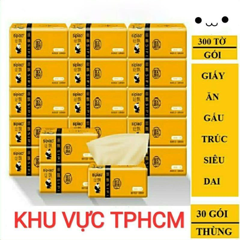 Giấy ăn Gấu Trúc Sipiao 3 lớp