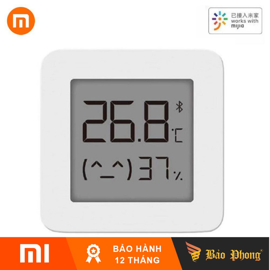 Đồng hồ đo nhiệt độ, độ ẩm XIAOMI Bluetooth Wireless Temperature And Humidity Sensor 2