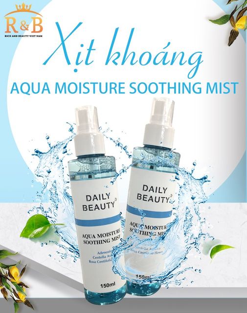 Xịt khoáng Aqua Moisture Soothing Mist