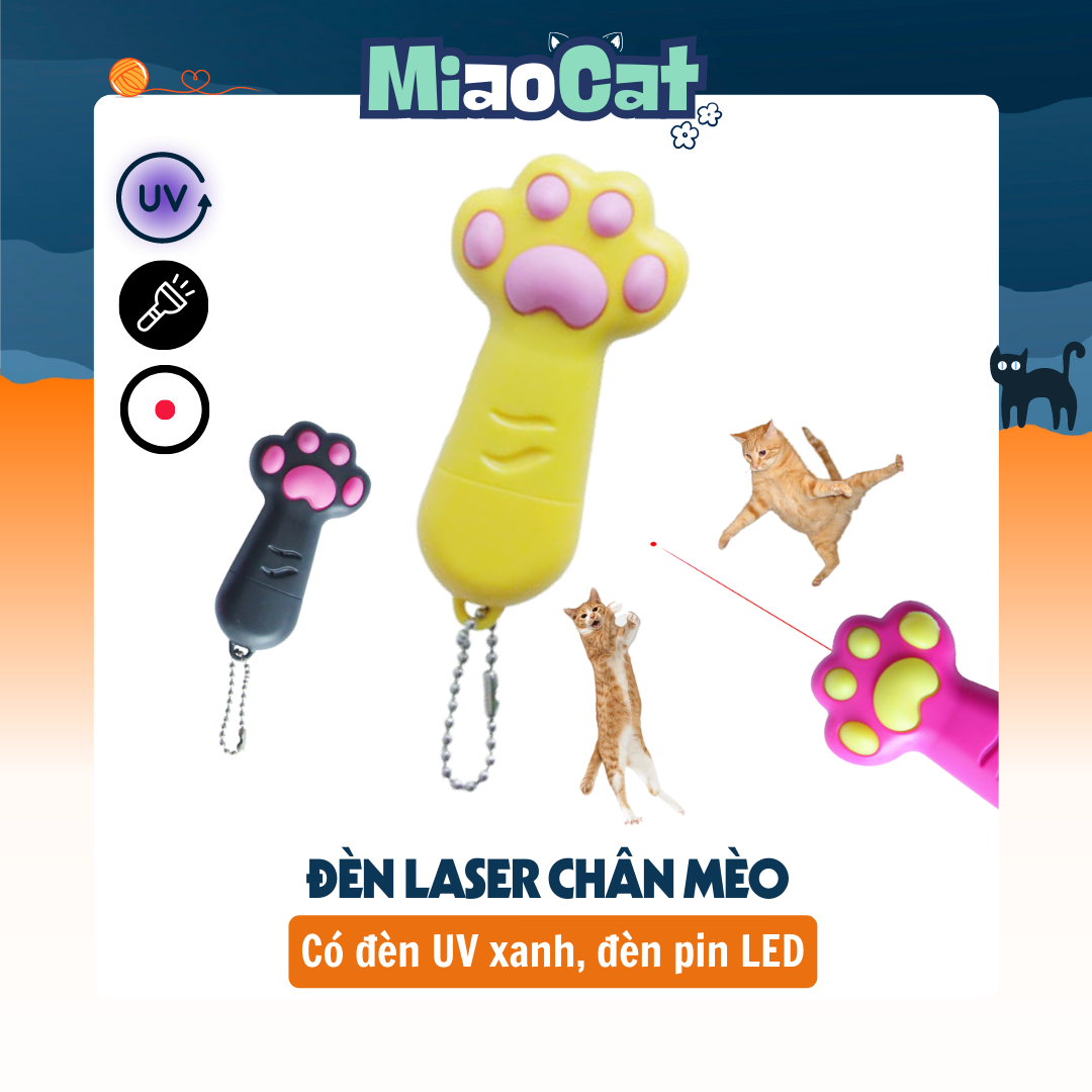 Đồ chơi cho mèo đèn laser 3 chức năng ls001 miaocat