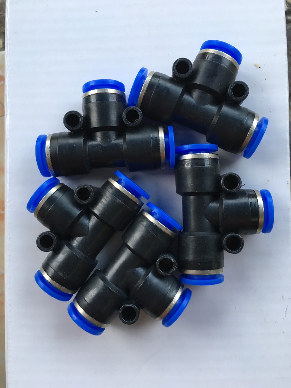 Tê Nối Nhanh Ống 8MM, Nối Ống Phun Sương Chữ T, Nối Hơi Nhanh