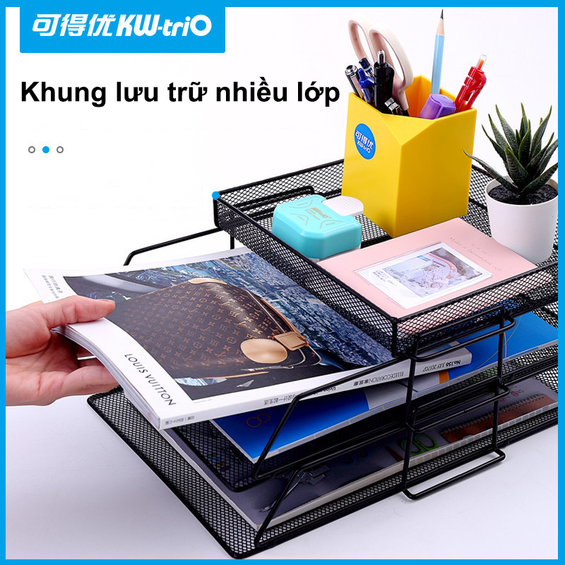 Kệ để bàn làm việc, kệ để bàn văn phòng phẩm các loại, hộp đựng hồ sơ học sinh, kệ đựng hồ sơ. Xếp chồng miễn phí. Giá đựng hồ sơ dọc, bằng kim loại.