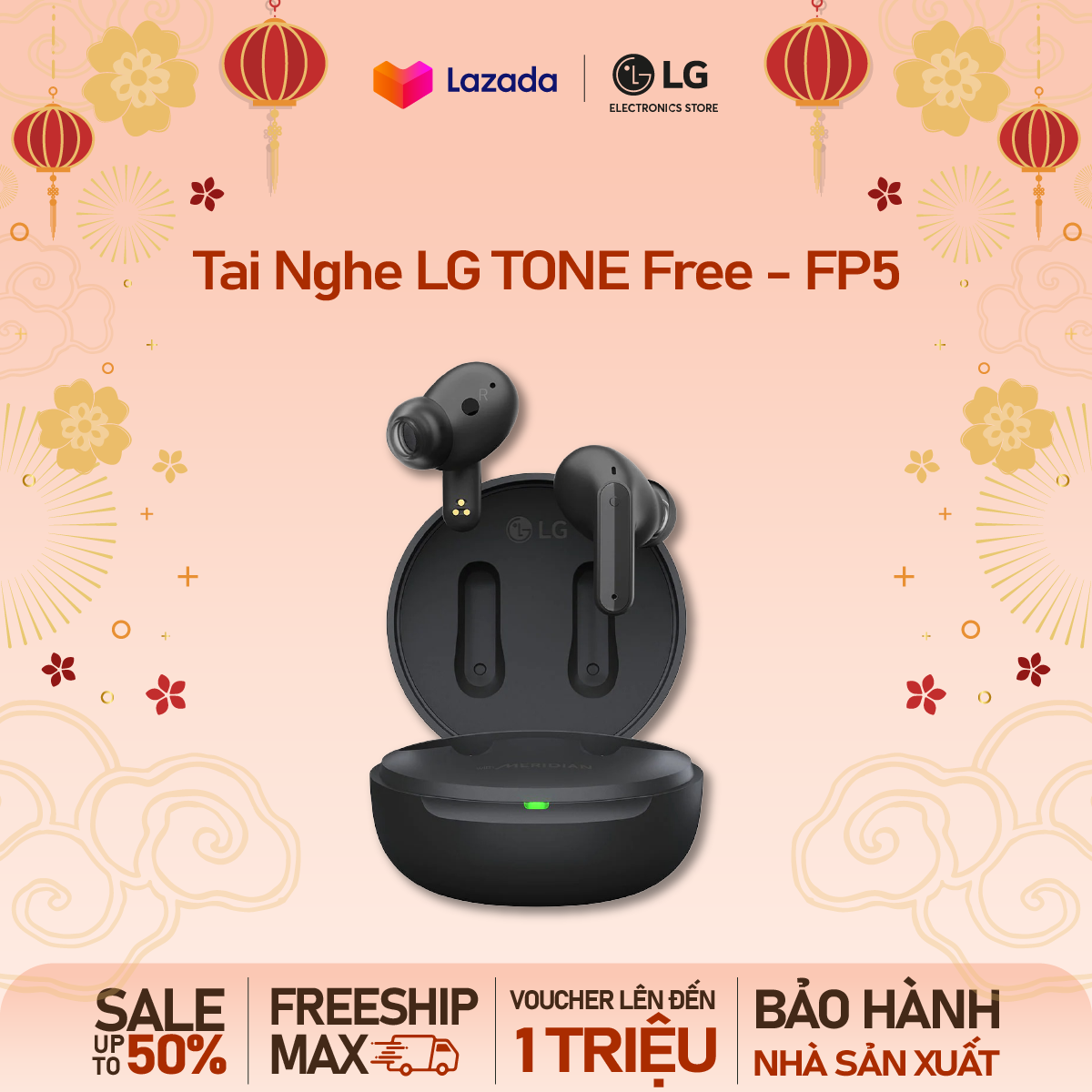 Tai nghe LG TONE Free FP5